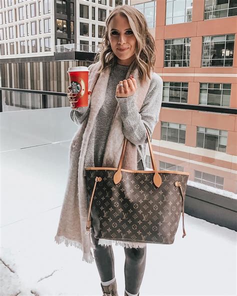 Louis Vuitton neverfull outfit